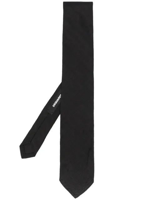 DSQUARED2 corbata de seda con motivo