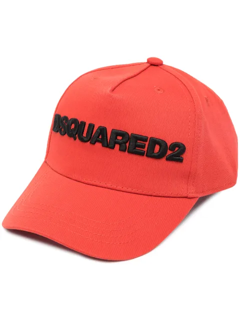 DSQUARED2 appliqué-logo cotton cap