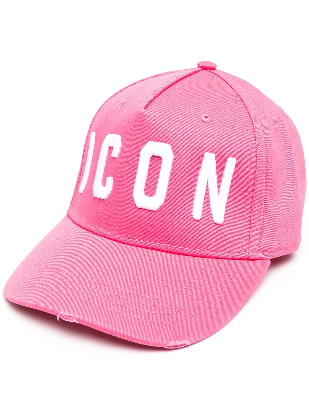 

Dsquared2 gorra con logo bordado - Rosado