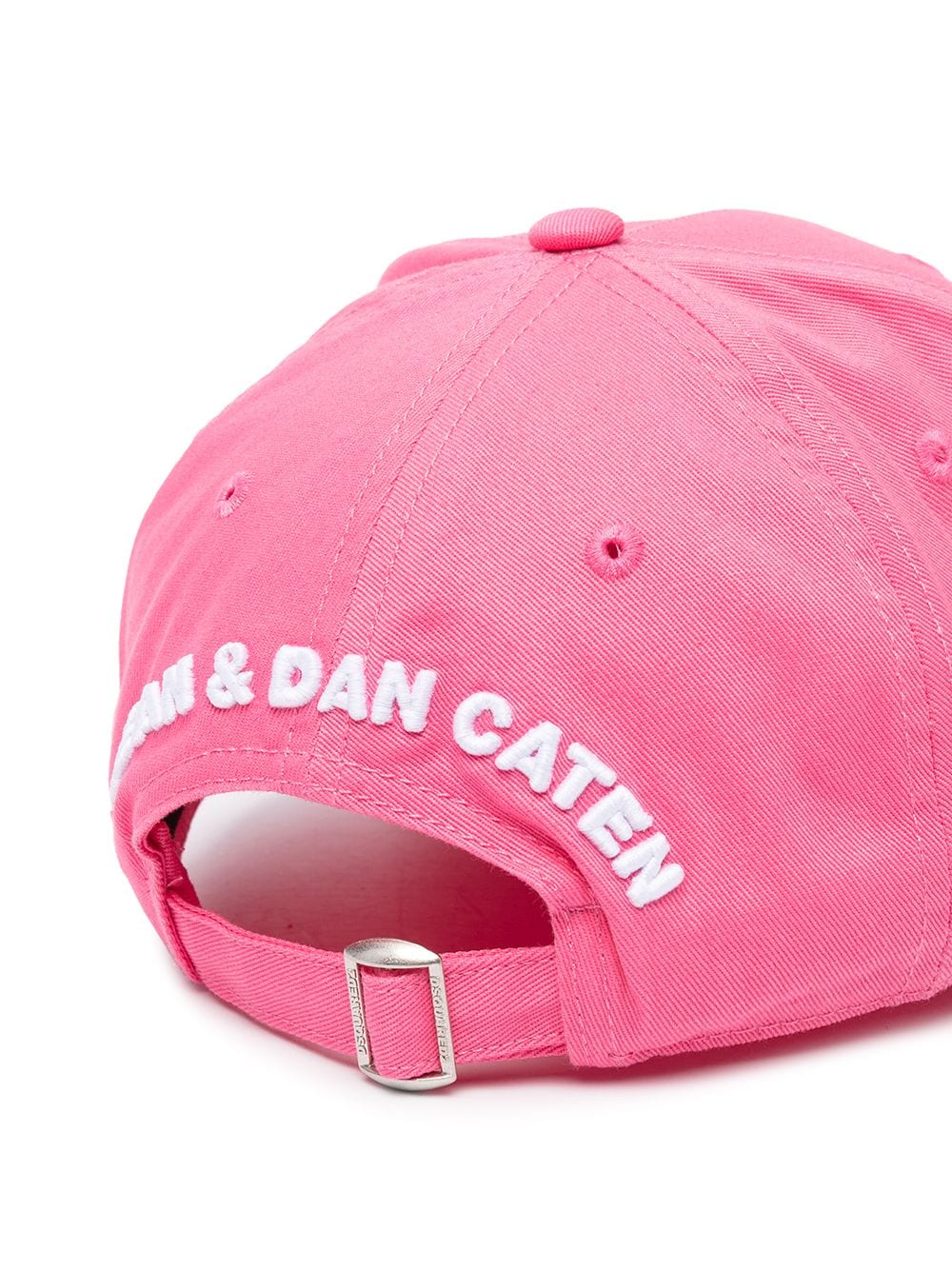 Shop Dsquared2 Appliqué-logo Cotton Cap In Pink