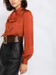 Saint Laurent Bluse mit Schleife