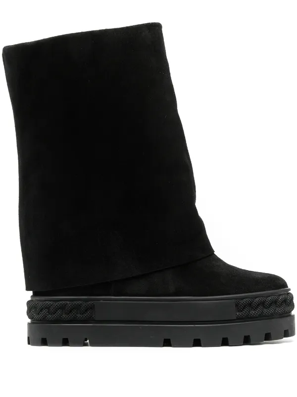 casadei wedge boots