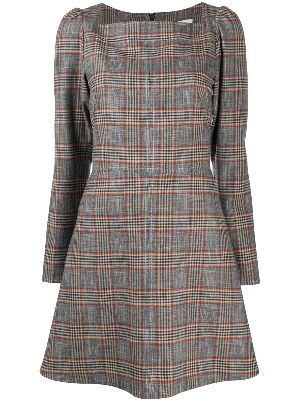 see by chloe plaid dress