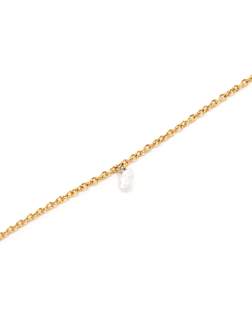 Shop The Alkemistry 18kt Yellow Gold Drilled Diamond Bracelet