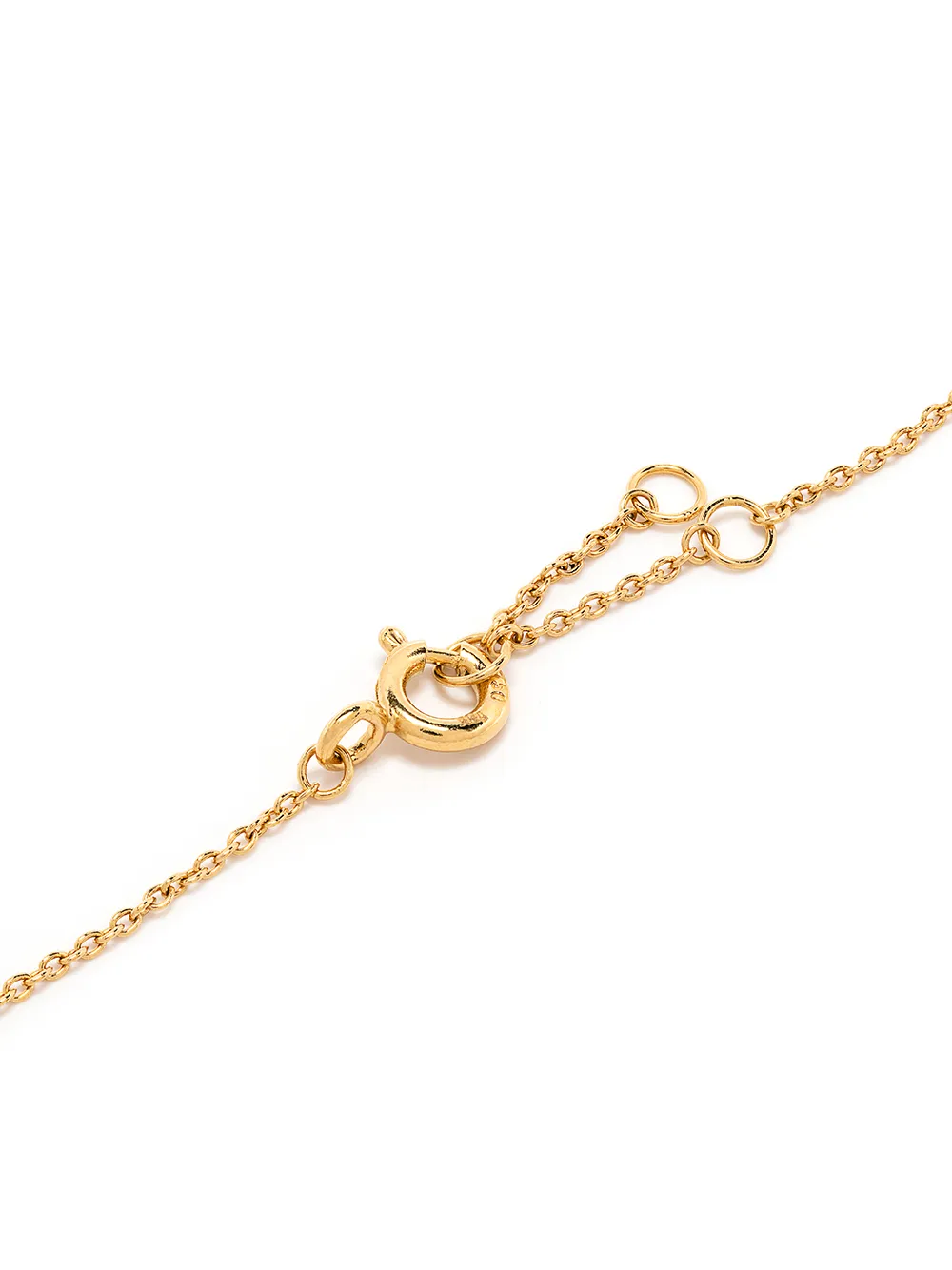 Shop The Alkemistry 18kt Yellow Gold Drilled Diamond Bracelet