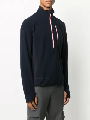 moncler half zip jumper