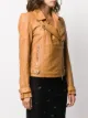 S.W.O.R.D 6.6.44 off-center zip biker jacket