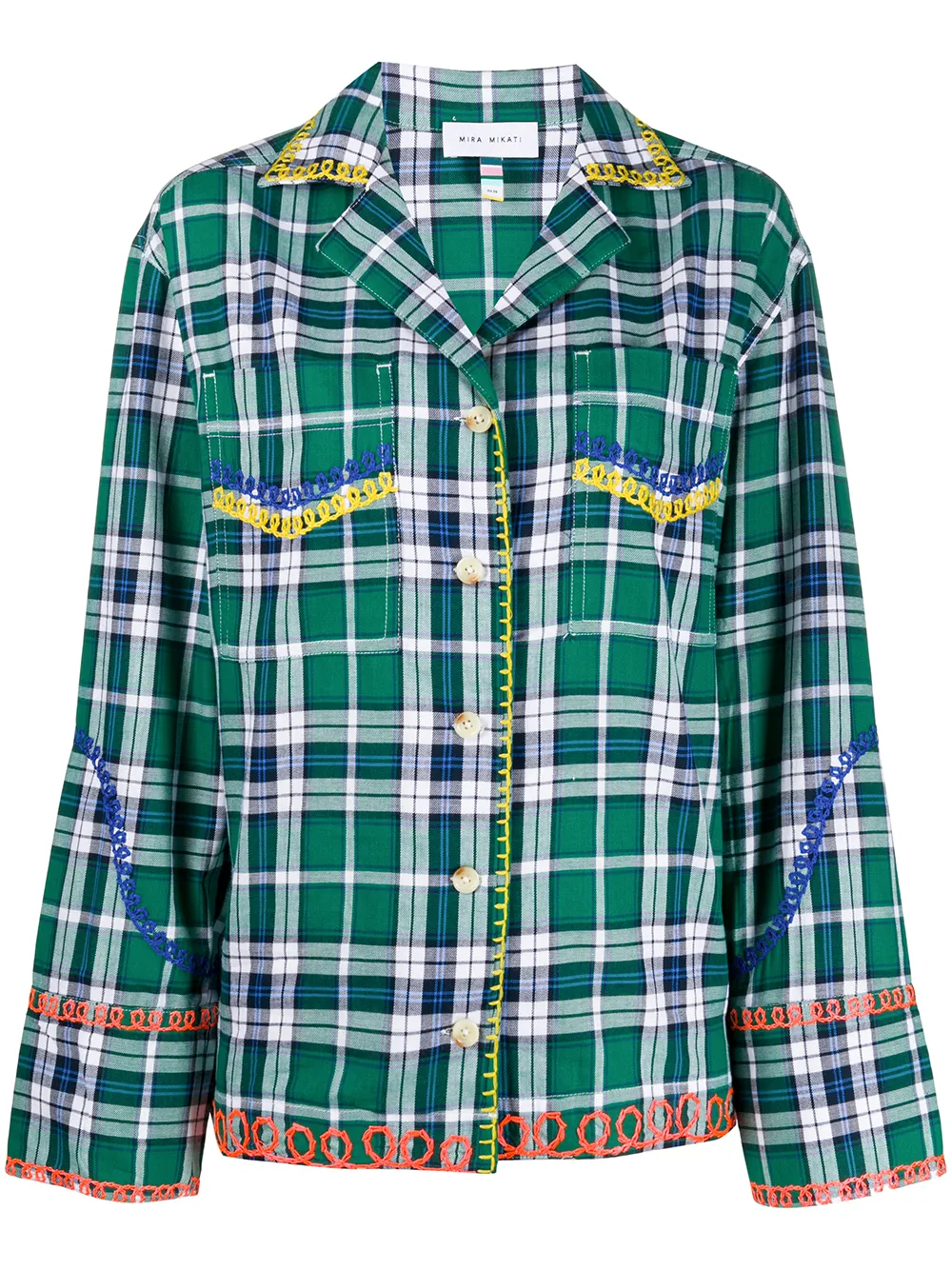 

Mira Mikati camisa a cuadros - Verde