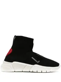 love moschino sock trainers black