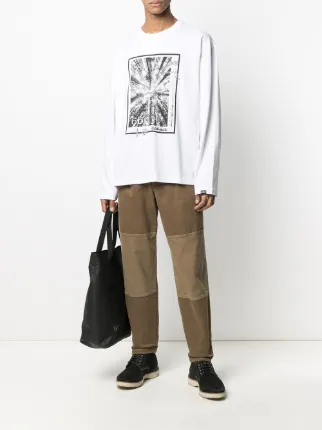 tree-print long sleeved T-shirt展示图