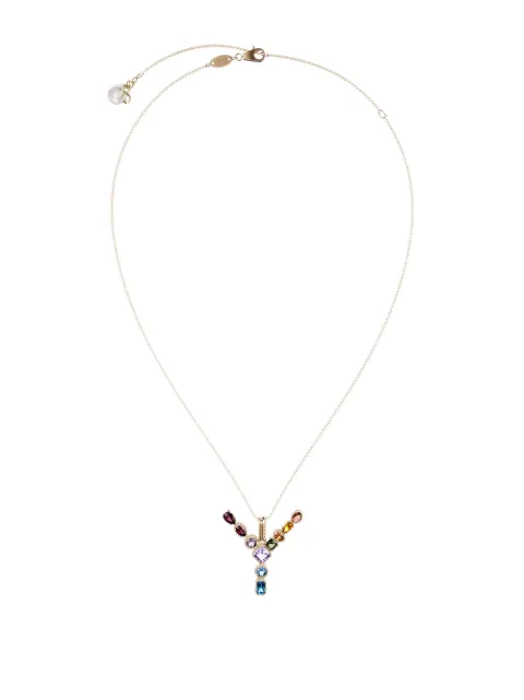 Dolce & Gabbana Colar com pingente da letra Y