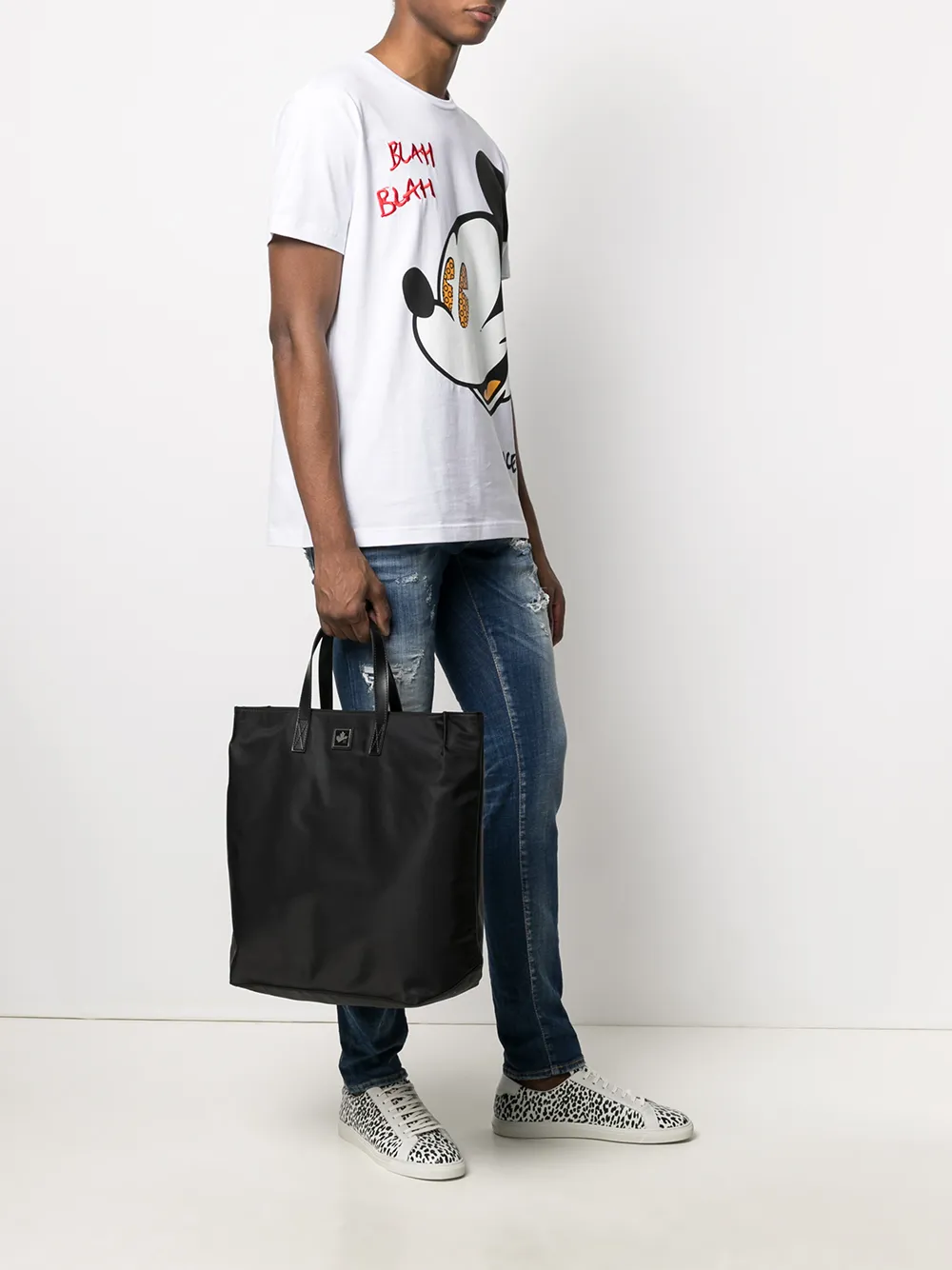 Image 2 of Dsquared2 D2 Leaf shopper bag