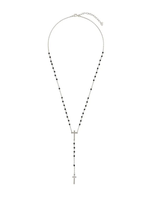 Dsquared2 Beaded Cross Necklace - Farfetch