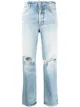 Image 1 of Dsquared2 distressed straight-leg jeans