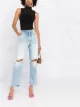 Image 2 of Dsquared2 distressed straight-leg jeans