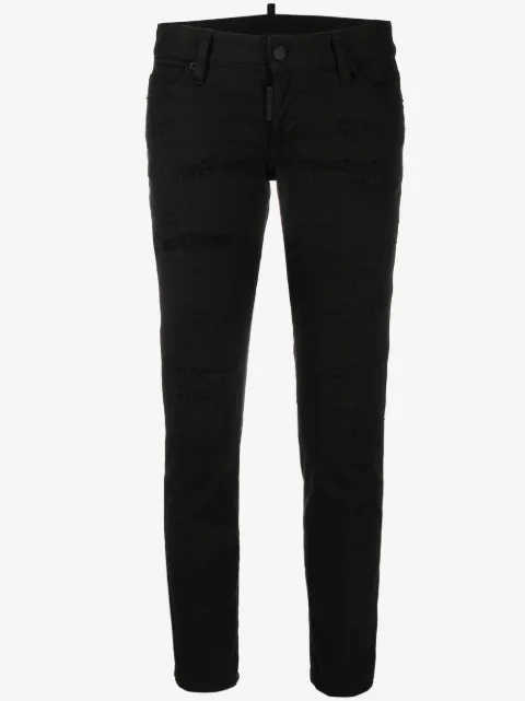 DSQUARED2 Halbhohe Cropped-Jeans