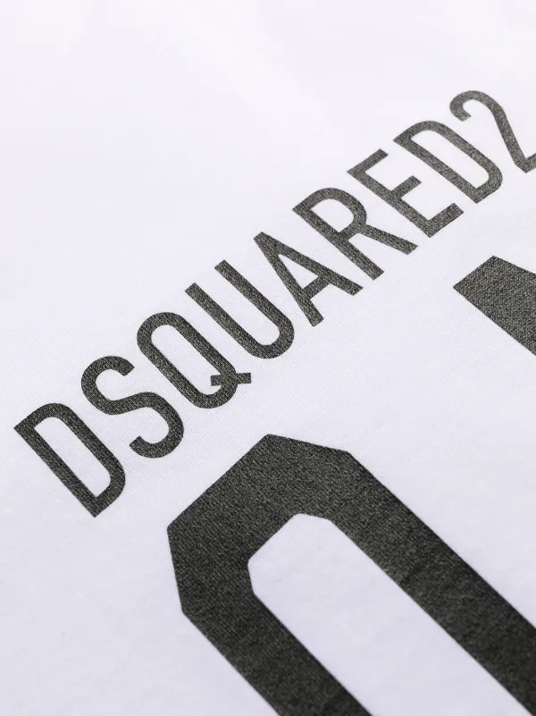 送料関税込み☆DSQUARED2 ロゴ Tシャツワンピース DSQUARED2 Tシャツワンピース | ホワイト | FARFETCH JP
