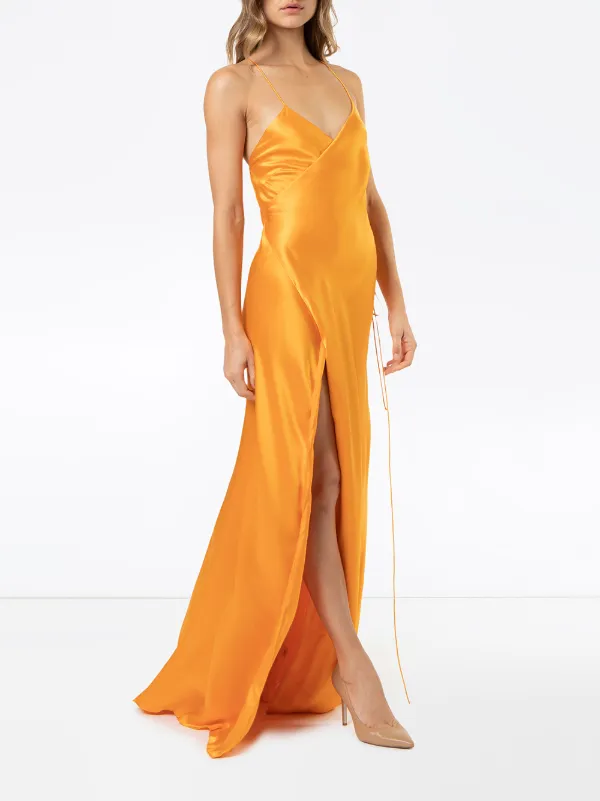 front slit gown