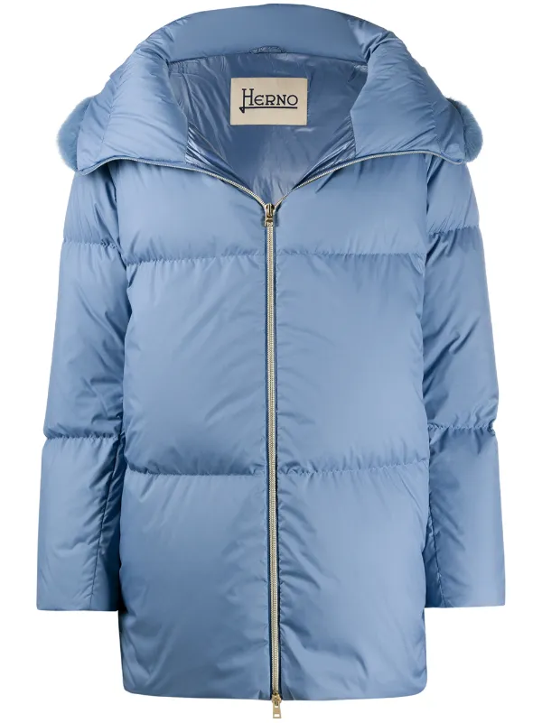 herno hooded padded jacket