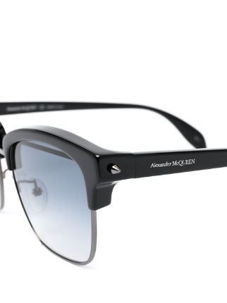 Piercing square frame sunglasses展示图