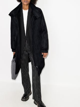 Two-way pleated puffer coat展示图