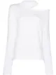 Image 1 of RtA cut-out shoulder sweatshirt