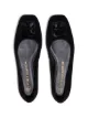 Tory Burch T-logo suede ballerina shoes