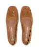 Tory Burch logo-plaque ballerina shoes