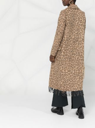 animal print jacquard coat展示图