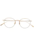 Lunor M901 round-frame glasses - Gold