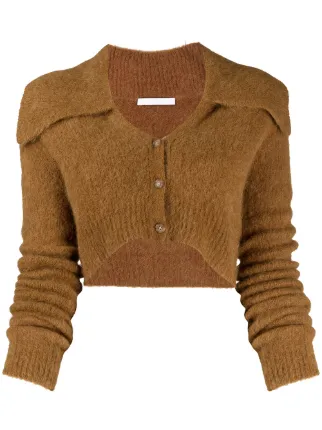 helmut lang cropped cardigan