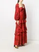 Johanna Ortiz convertible floral tiered dress