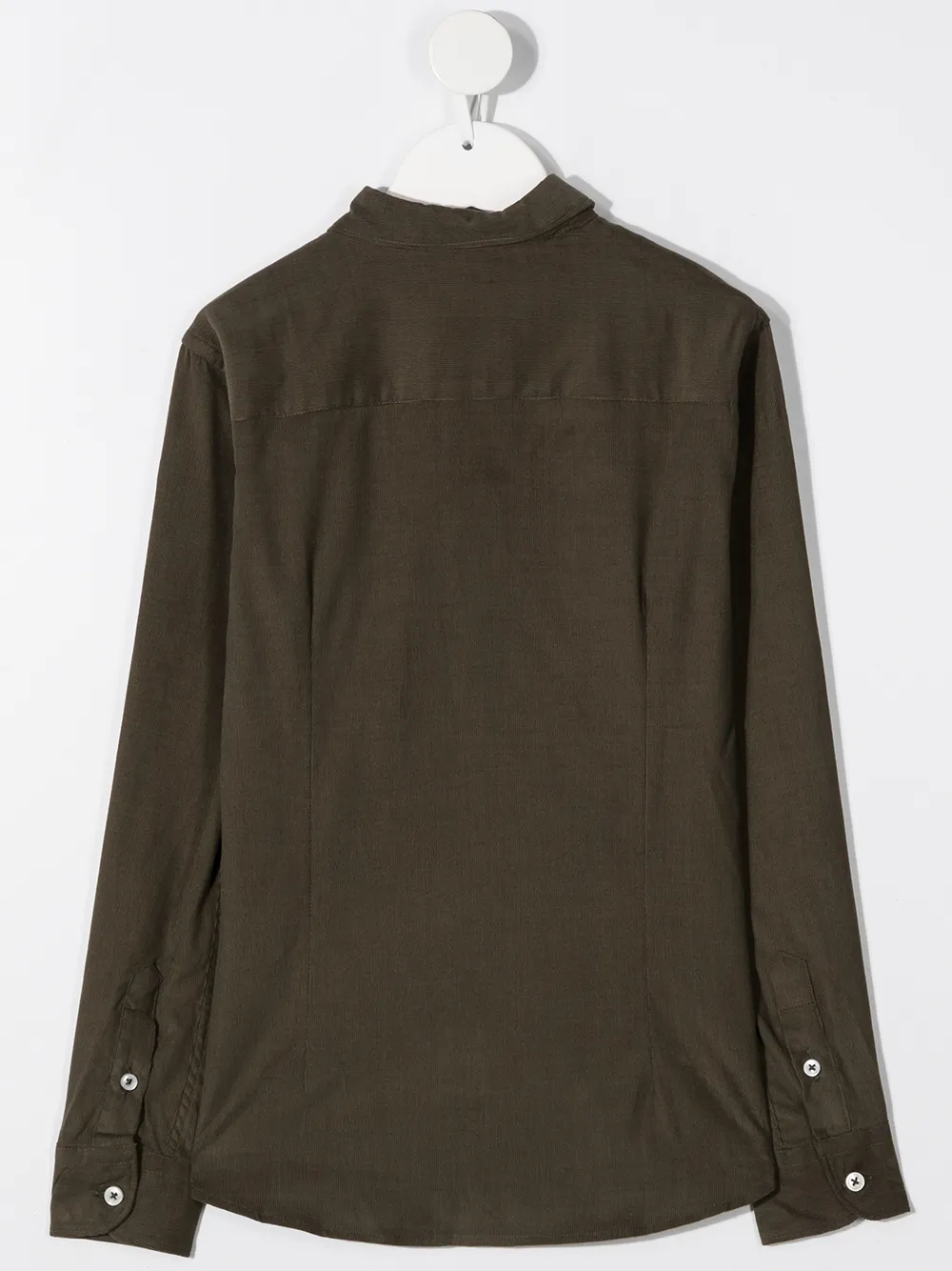 Paolo Pecora Kids dark green shirt | Boys Shirts | Image 2