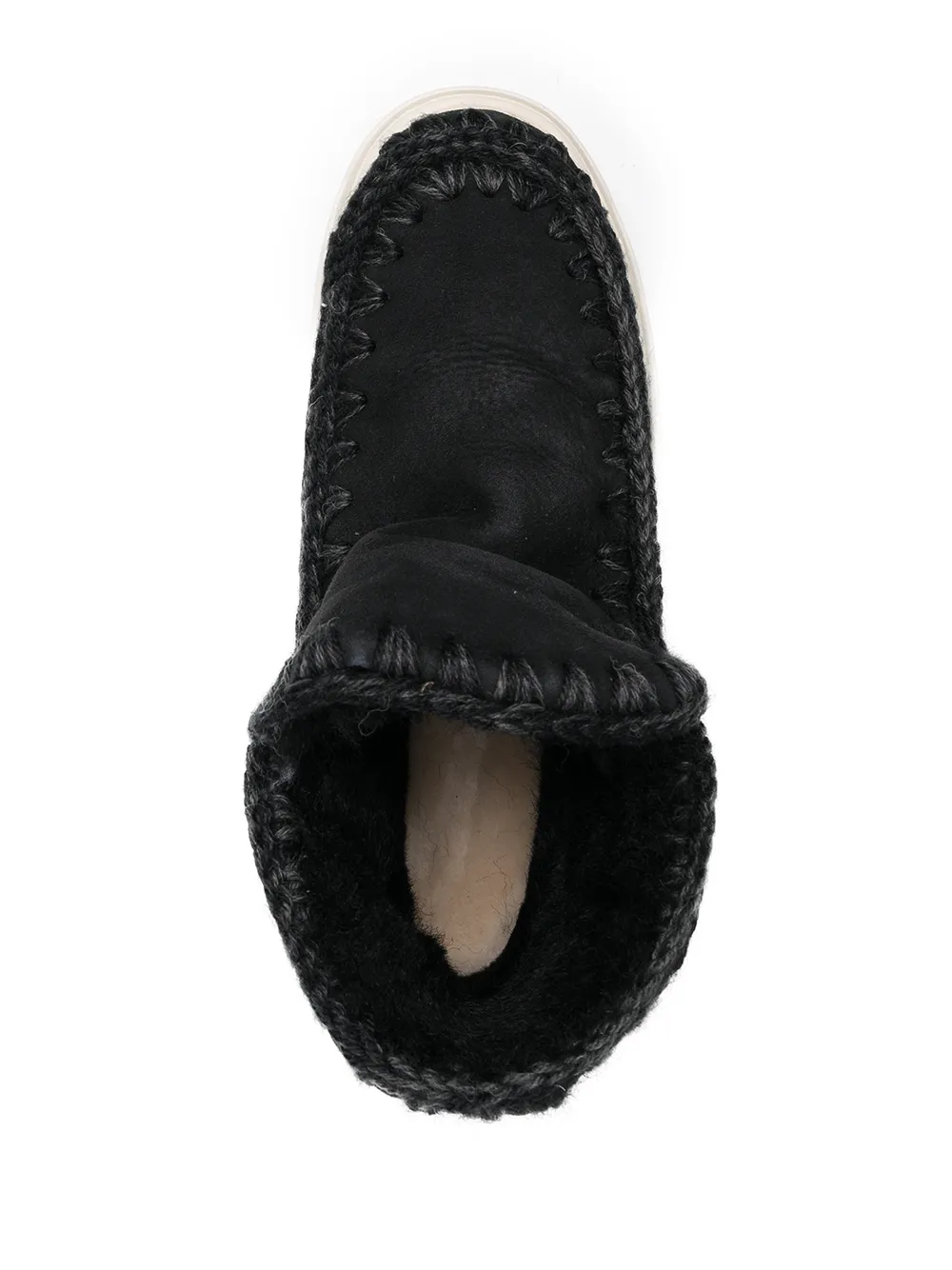 фото Mou зимние ботинки с декоративной строчкой