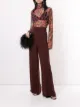 Image 2 of ONALAJA abstract-print sheer top