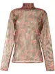 Image 1 of ONALAJA abstract-print sheer top