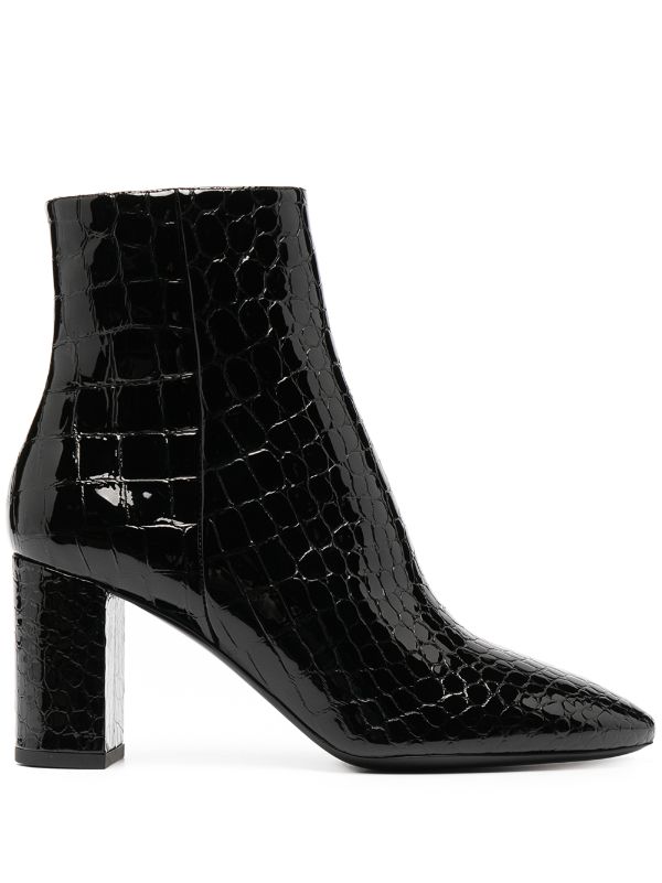 saint laurent crocodile boots