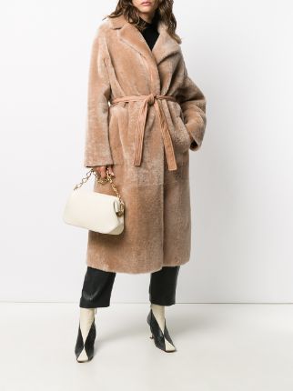 reversible shearling coat展示图