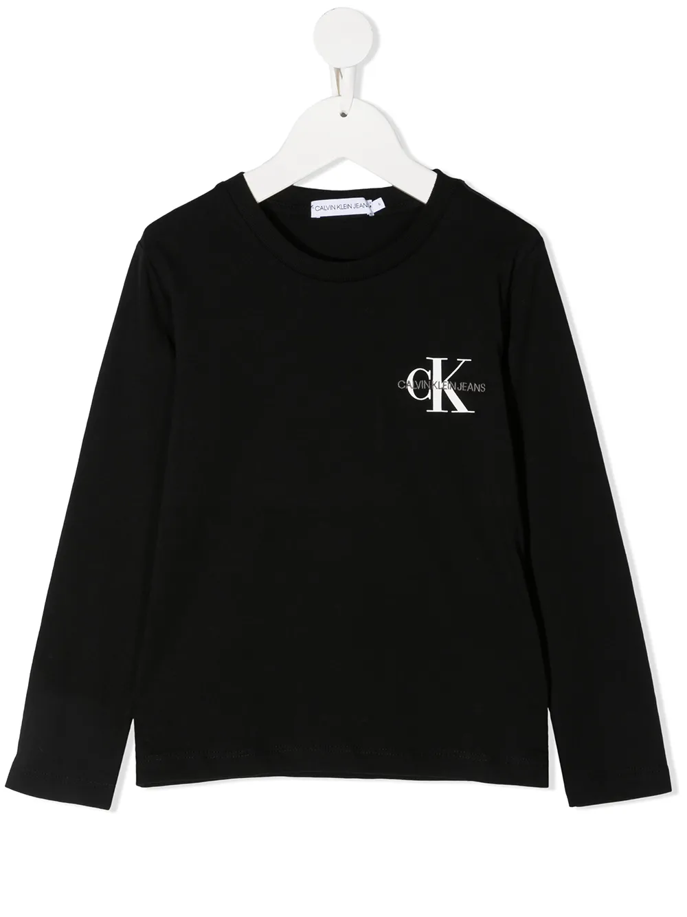 

Calvin Klein Kids logo print T-shirt - Black