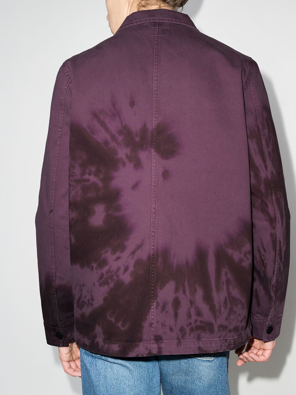 фото Nudie jeans tie-dye shirt jacket