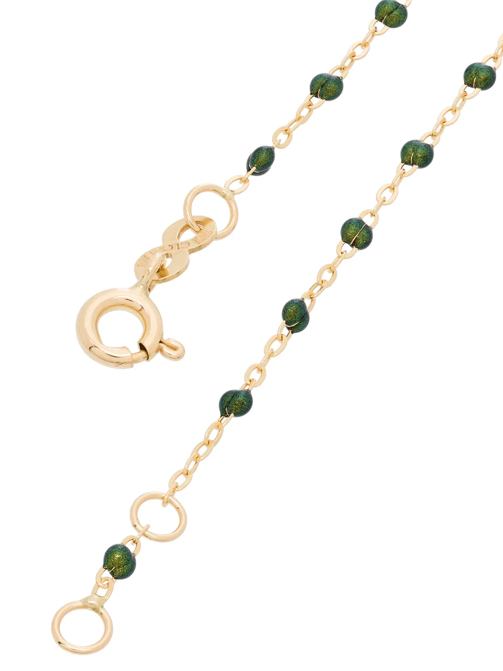 Shop Gigi Clozeau 18kt Yellow Gold Classic Gigi Beaded Bracelet