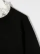 DONDUP KIDS lace-trimmed layered sweatshirt