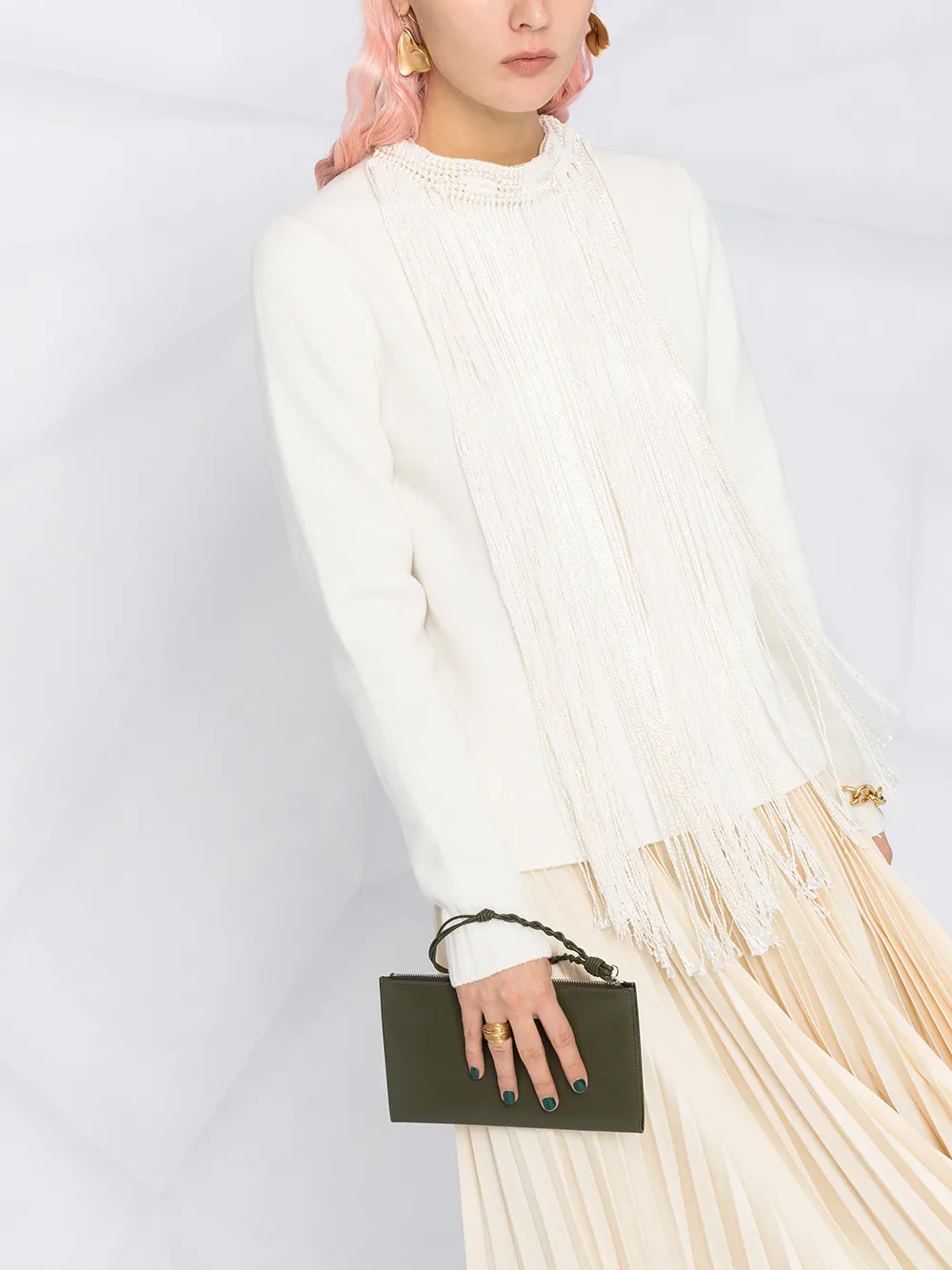fringed tassel jumper
