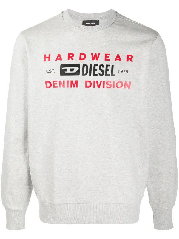 diesel reflective detail sweatshirt