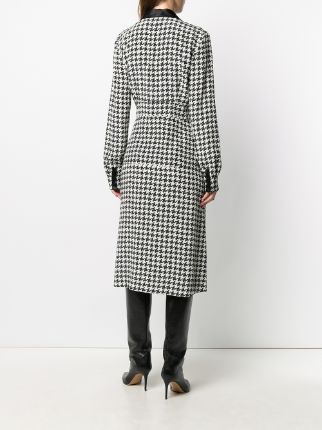 houndstooth button dress展示图