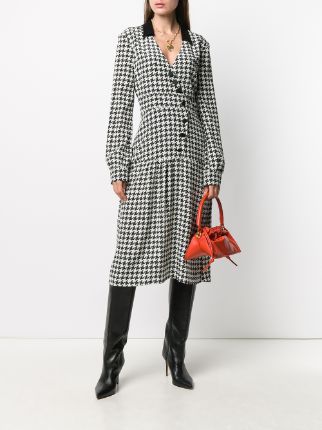 houndstooth button dress展示图