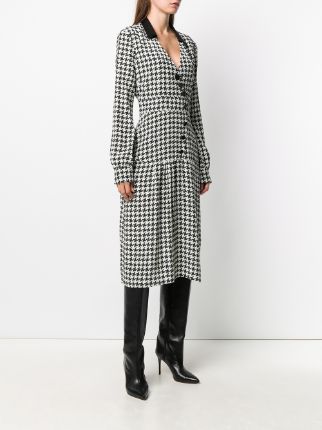 houndstooth button dress展示图