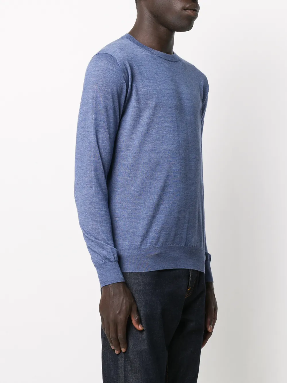Crewneck Cashmere-Silk Jumper