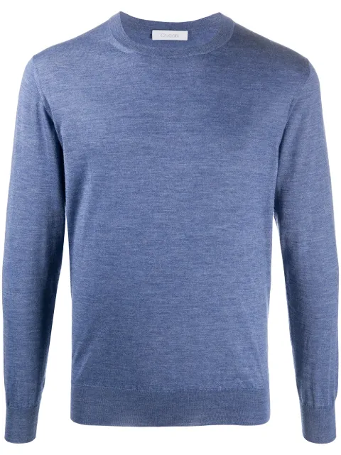 Cruciani crewneck cashmere-silk jumper