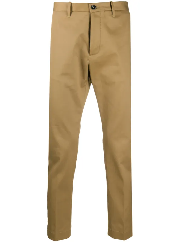 fitted chino pants